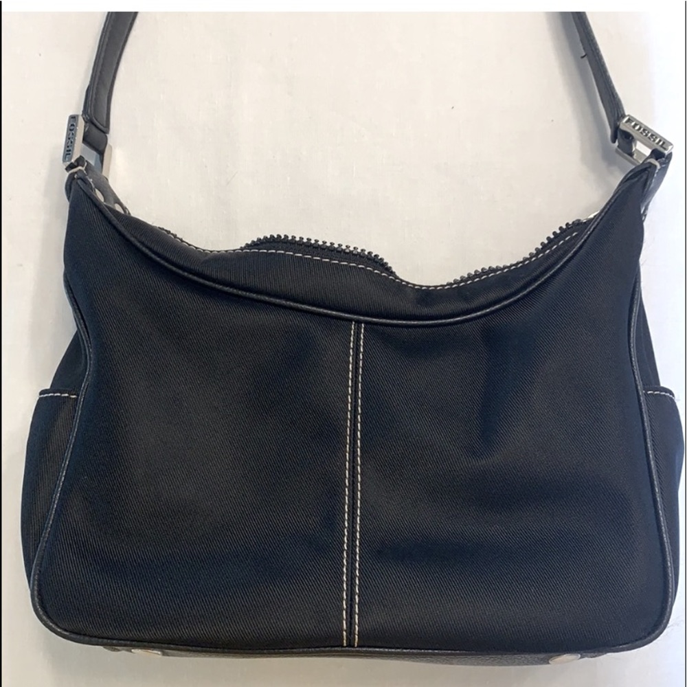 Small black Fossil purse